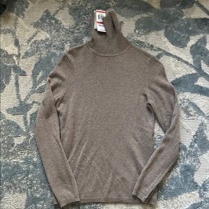 Charter Club Men's Taupe Turtleneck Sweater